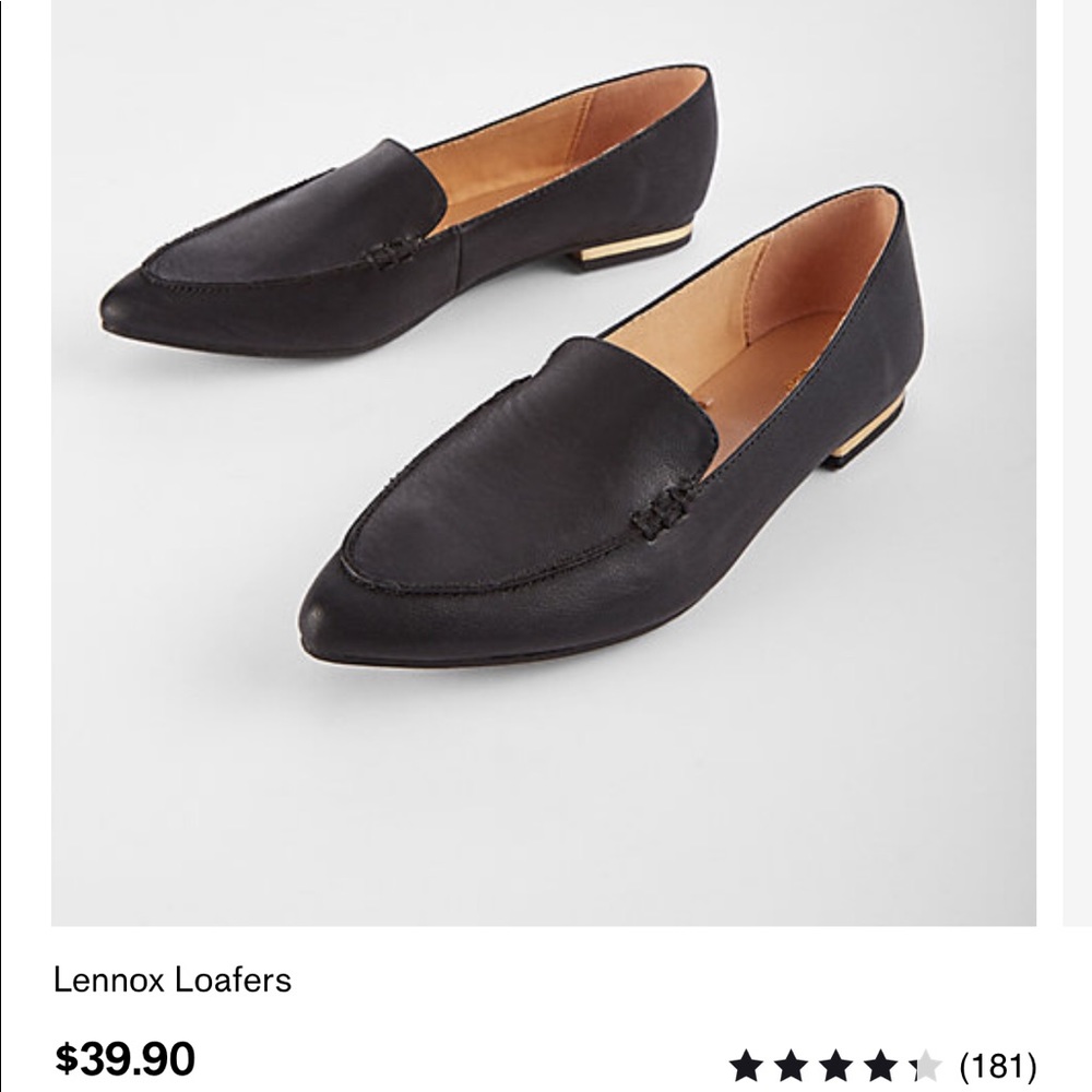 ❌SOLD❌ Express Black Lennox Loafers